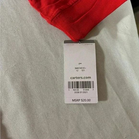 New with tags, boys size 12 Christmas shirt, #D701 - Picture 3 of 5